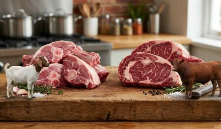 Daging Sapi Vs Daging Kambing, Mana yang Lebih Sehat untuk Tubuh? Cek Faktanya! Foto BeritaJatim.com