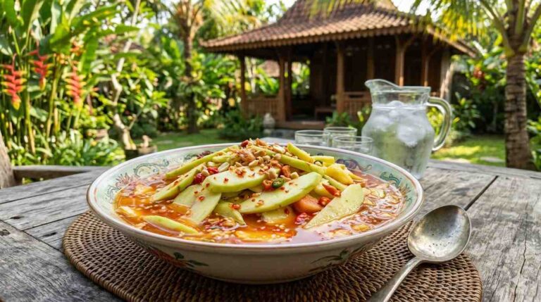 Segarnya Asinan Mangga Muda, Kudapan Penggugah Selera Foto BeritaJatim.com