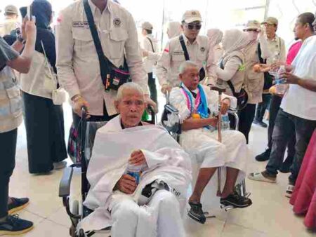 15 Kloter dengan 5.000 Jemaah Tiba di Makkah Hari Ini Foto BeritaJatim.com