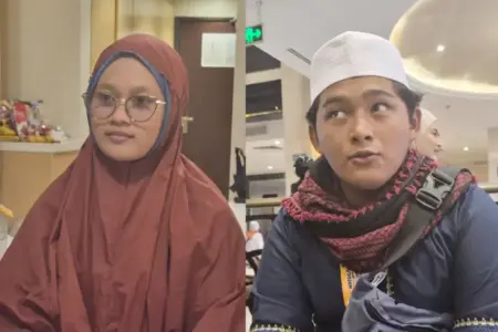 Memeluk Takdir di Usia Belia: Novem dan Vania Menjemput Rindu di Tanah Suci Foto BeritaJatim.com