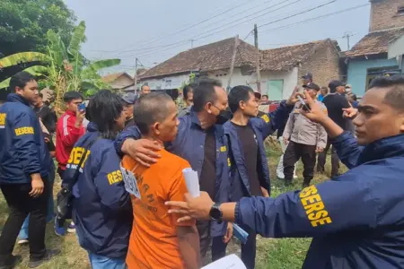 Polisi Periksa 9 Saksi dan 2 Ahli dalam Kasus Menantu Bunuh Mertua di Mojokerto Foto BeritaJatim.com