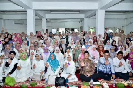 Deklarasi Indonesia Anti Kekerasan di Hari Puncak Bulan Kebangkitan Ulama Perempuan Indonesia 2026 Foto BeritaJatim.com