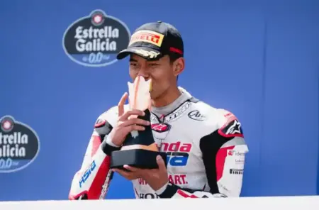 Peluang Veda Ega Pratama Tembus 3 Besar Klasemen Moto3 2026 di Mugello Foto BeritaJatim.com