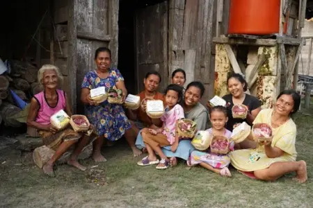 Rekor Kurban di Dusun Jepang, Dompet Dhuafa Tebar 70 Ekor Domba dan Kambing Foto BeritaJatim.com