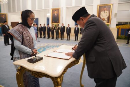 Prabowo Lantik Pimpinan Baru BGN Foto BeritaJatim.com