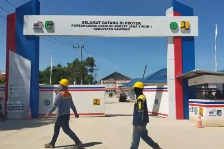 Proyek Sekolah Rakyat di Sampang Dikebut, 1.015 Pekerja Dikerahkan Kejar Target Selesai 20 Juni 2026 Foto BeritaJatim.com