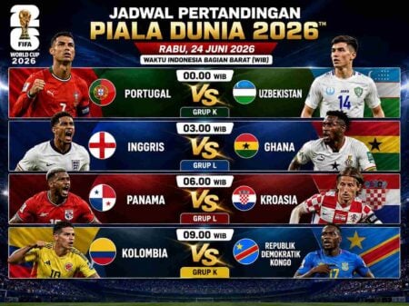 Grup K dan L Memanas! Portugal, Inggris hingga Kroasia Hadapi Ujian Penentu Foto BeritaJatim.com