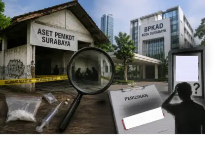 Aset Pemkot Surabaya Diduga Jadi Lokasi Aktivitas Narkoba, DPRD Semprot BPKAD Foto BeritaJatim.com