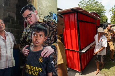 Mas Dhito Bantu Mbah Mari Buka Usaha Es Teh, Perkuat Ekonomi Keluarga di Puncu Foto BeritaJatim.com