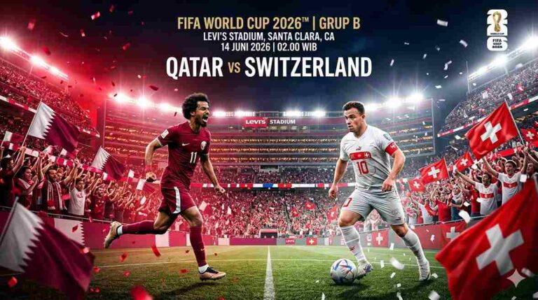 Preview Qatar vs Swiss: Misi Kejutan Juara Asia Hadang Favorit Grup B Foto BeritaJatim.com