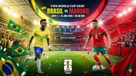 Duel Raksasa! Brasil Ditantang Semifinalis Piala Dunia Maroko Foto BeritaJatim.com