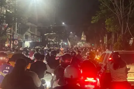 Malam Puncak HUT Persebaya, 1 Pelajar Tewas Dibacok OTK Foto BeritaJatim.com