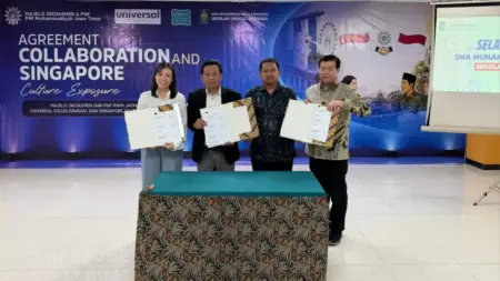 STB dan Muhammadiyah Jawa Timur Jalin Kemitraan Wisata Edukasi ke Singapura Foto BeritaJatim.com