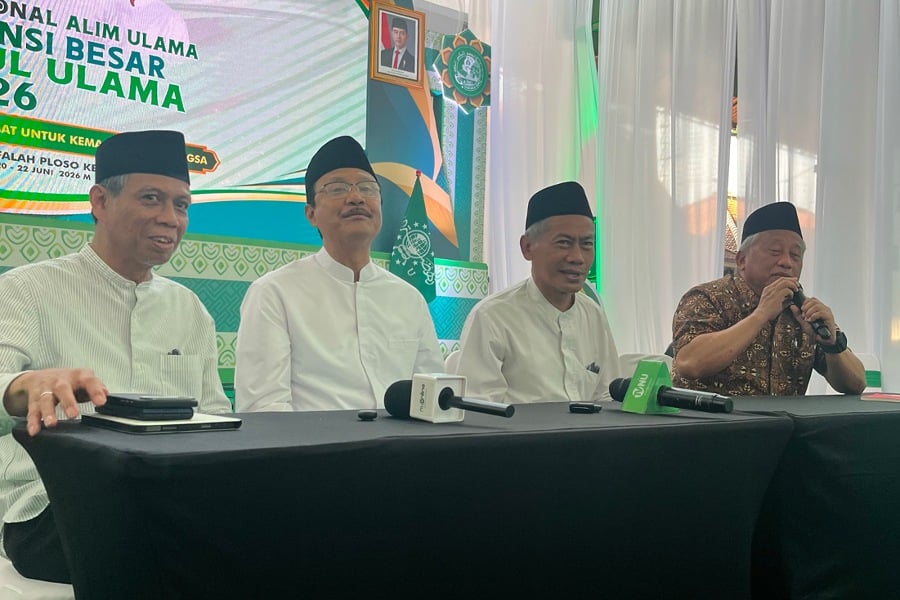 Jelang Munas-Konbes NU 2026 di Pondok Ploso Kediri, Ada Pertemuan Tertutup Kiai? Foto BeritaJatim.com