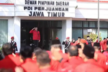 Hari Lahir Pancasila 2026: PDI Perjuangan Jawa Timur Ajak Kader Hidupkan Semangat Bung Karno Foto BeritaJatim.com