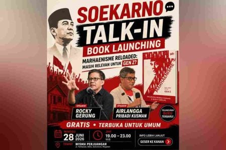 Rocky Gerung dan Airlangga Pribadi Kupas Marhaenisme untuk Gen Z di Magetan Foto BeritaJatim.com