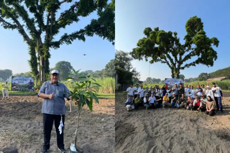 Peringati Hari Lingkungan Hidup Sedunia 2026, PT SGN MKSO Kebun Dhoho Gelar Penanaman Pohon Foto BeritaJatim.com