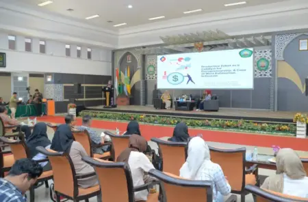 Lewat Seminar Internasional, FEB Unisma Kejar Target Entrepreneurial University 2026 Foto BeritaJatim.com