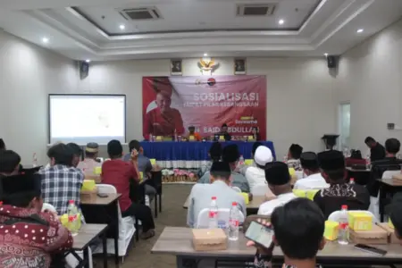 Sosialisasi Empat Pilar di Sumenep, Said Abdullah Ungkap Pentingnya Peran Guru Ngaji Foto BeritaJatim.com