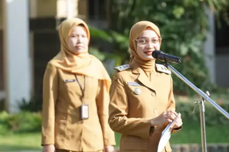 Mbak Wali Tekankan Kesiapan Istighotsah dan Hari Jadi Kota Kediri Saat Apel Pagi Foto BeritaJatim.com