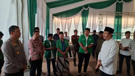 Munas-Konbes NU 2026 Dibuka di Ploso, Gus Ipul Sebut Presiden Dijadwalkan Hadir Saat Penutupan Foto BeritaJatim.com
