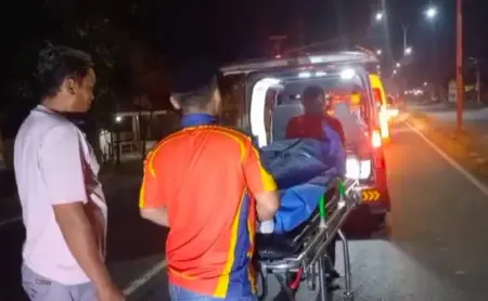 Terjatuh di Jalan Bergelombang, Pemuda Bangkalan Tewas Terlindas Truk di Mojoagung Jombang Foto BeritaJatim.com