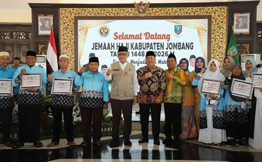 Pulang Haji 2026, 17 Jemaah Jombang Terima Bantuan Rp20 Juta per Orang Foto BeritaJatim.com