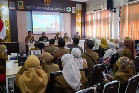 Pemkot Mojokerto Kick Off Skrining TB Serentak, Target Eliminasi Tuberkulosis Tahun 2028 Foto BeritaJatim.com