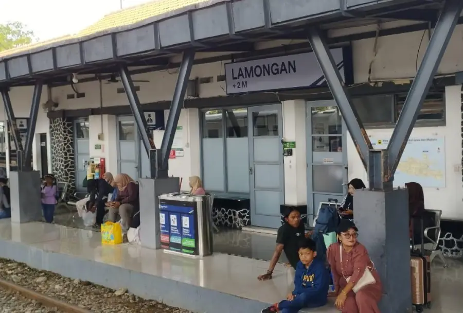 Selama Mei 2026, Stasiun Lamongan Catat Pertumbuhan Pelanggan 21 Persen Foto BeritaJatim.com