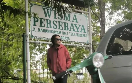 Andie Peci Meninggal Dunia, Sosok Pentolan Bonek Pejuang Persebaya Surabaya Foto BeritaJatim.com