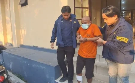 Keluar Penjara Curi Motor Lagi, MBS Dihadiahi Timah Panas oleh Satreskrim Polres Mojokerto Foto BeritaJatim.com