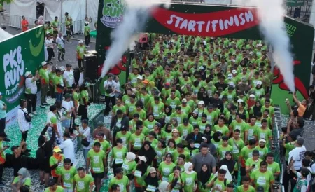 Ribuan Runner Padati PKB Run Fest 2026, Gus Halim: Jadi Agenda Tahunan Foto BeritaJatim.com