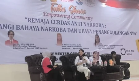 Gandeng BNN, Untag Surabaya Bentengi 390 Pelajar Sidayu dari Ancaman Modus Baru Peredaran Narkoba Foto BeritaJatim.com
