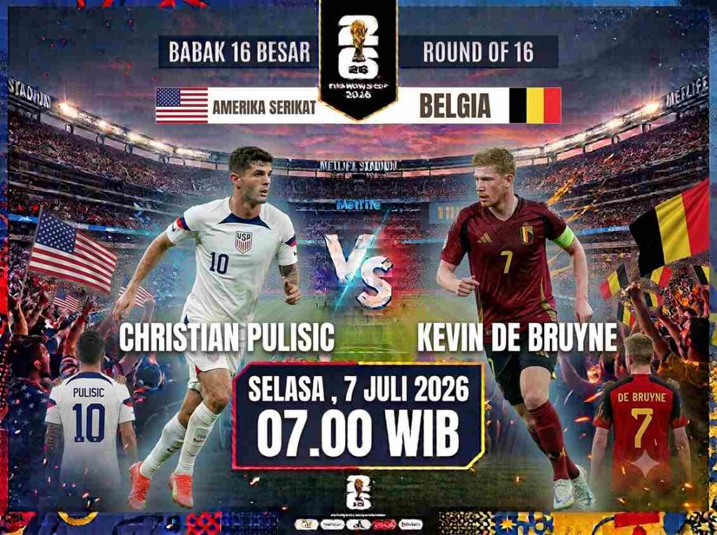 Amerika Serikat vs Belgia: USMNT Jaga Harga Diri, Red Devils Punya Pengalaman Foto BeritaJatim.com