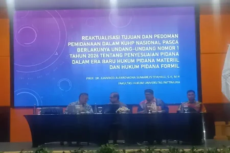 Prof Juanrico Alfaromona: KUHP Nasional Mengubah Filosofi Hukum Pidana Menuju Keadilan Bermartabat Foto BeritaJatim.com