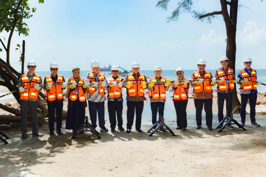 TelkomGroup Rampungkan Pendaratan Kabel Bawah Laut NCC Batam-Singapura, Perkuat Koridor Digital Regional Foto BeritaJatim.com