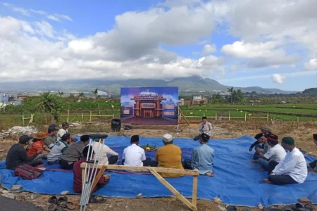 IKA-PMII Kota Malang Gelar Tetenger Buka Tanah Masjid Sebelum Muscab IV Foto BeritaJatim.com