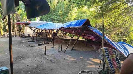 Polisi Bongkar Arena Diduga Judi Sabung Ayam di Mojokerto, Pelaku Keburu Kabur Foto BeritaJatim.com
