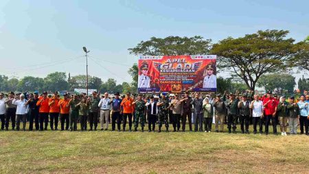 Luncurkan ‘Mojokerto Tangguh Rek’ dan Aplikasi Mojo Mandala, Pemkab Mojokerto Perkuat Kesiapsiagaan Karhutla Foto BeritaJatim.com