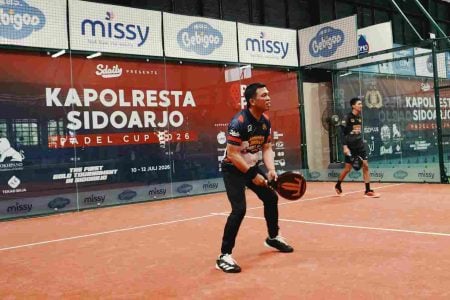 Ratusan Peserta Ramaikan Kapolresta Sidoarjo Padel Cup I 2026 Foto BeritaJatim.com