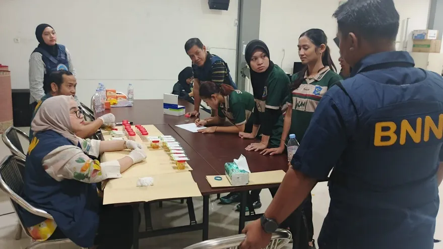 KONI Surabaya Gelar Tes Narkoba 30 Atlet Puslatcab untuk Persiapan Porprov Jatim 2027 Foto BeritaJatim.com