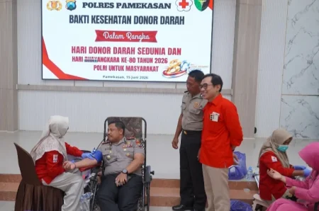 Selama Juni 2026, UDD PMI Pamekasan Kumpulkan 946 Kantong Darah: Stok Akhir Sisa 404 Kantong Foto BeritaJatim.com