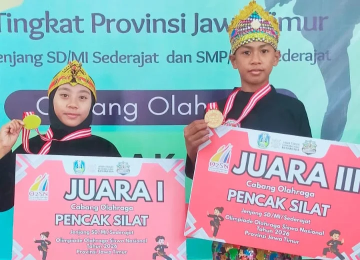 4 Atlet Pelajar Pamekasan Torehkan Prestasi di Ajang O2SN Tingkat Jatim 2026 Foto BeritaJatim.com