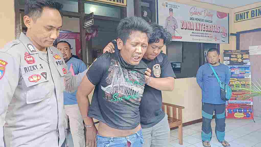 Aksi Curanmor di Lumajang Kepergok Warga, Pelaku Kena Amuk Massa Foto BeritaJatim.com