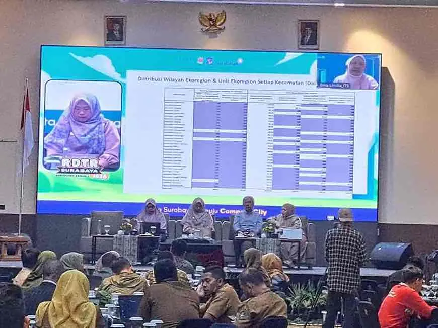 Atasi Banjir hingga Macet, Pemkot Surabaya Kebut Sinkronisasi RDTR 2026 dan RTRW 2025 Foto BeritaJatim.com