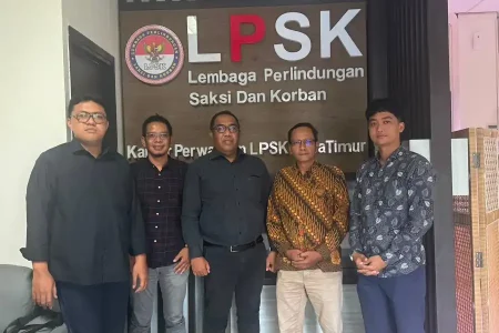 BBHAR PDIP Jatim Mintakan Perlindungan LPSK untuk Korban Rudapaksa Santriwati di Sidoarjo Foto BeritaJatim.com