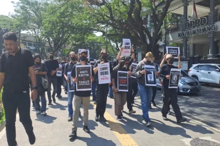 Jurnalis Malang Desak Prabowo Minta Maaf ke Publik atas Ucapan ‘Londo Ireng’ Foto BeritaJatim.com