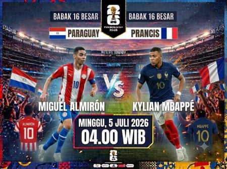 Paraguay vs Prancis: Tembok Kokoh La Albirroja Kontra Ketajaman Les Bleus Foto BeritaJatim.com