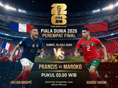 Prancis vs Maroko: Ujian Sesungguhnya Les Bleus Foto BeritaJatim.com