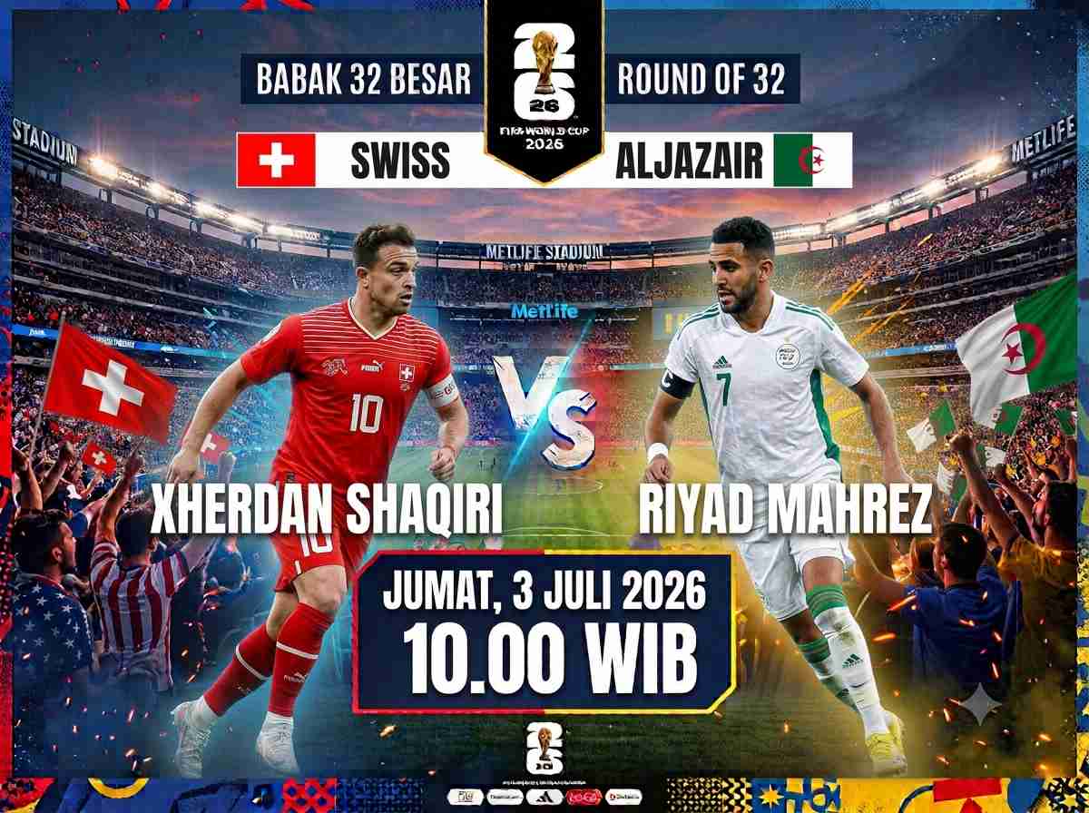 Swiss vs Aljazair: Disiplin Eropa Kontra Semangat Afrika | beritajatim.com